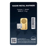 5 gr 24 Ayar 995 Milyem NadirGold Gram Altın